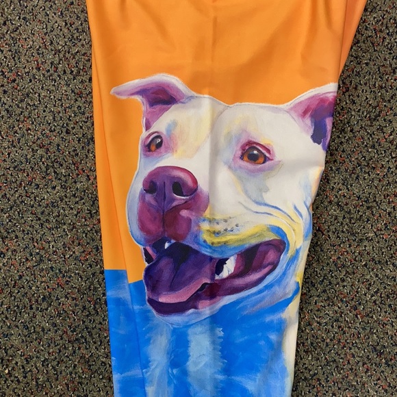 Tc shop leggings funky dog print - Picture 1 of 5